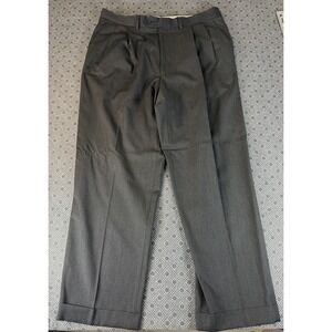 Pazoni Men's Dress Pants Size 36 100% Wool Made In Italy Gray New